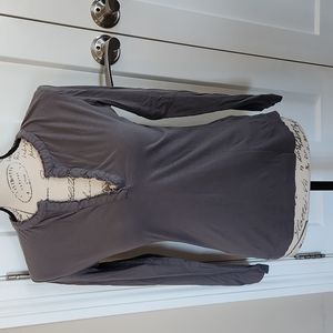 Lands End grey long sleeve tee